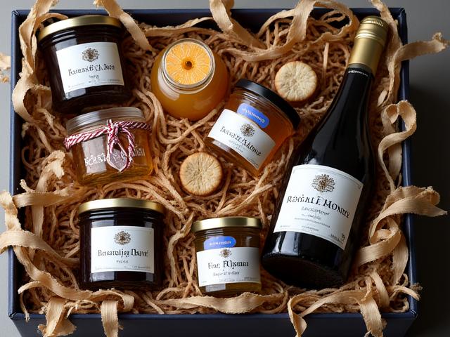 Coffret cadeau gourmand avec des produits corses