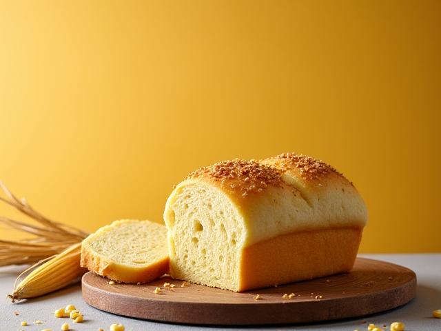 Pain au maïs corse, jaune et moelleux